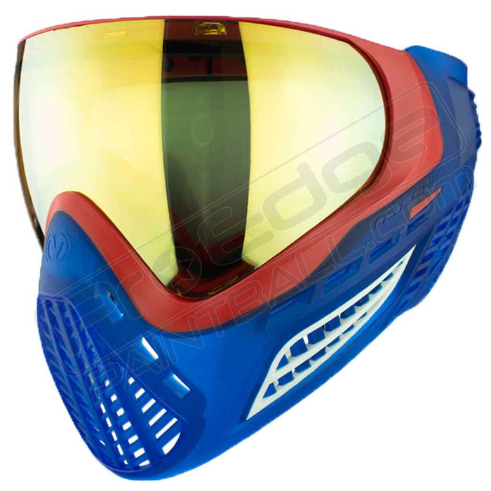 Virtue VIO Ascend Paintball Mask - Crystal Patriot - Choose Lens Color (SKU 10280)