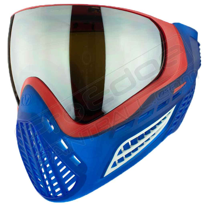 Virtue VIO Ascend Paintball Mask - Crystal Patriot - Choose Lens Color (SKU 10280)