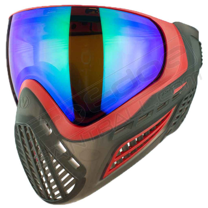 Virtue VIO Ascend Paintball Mask - Red Smoke - Choose Lens Color (SKU 3496)