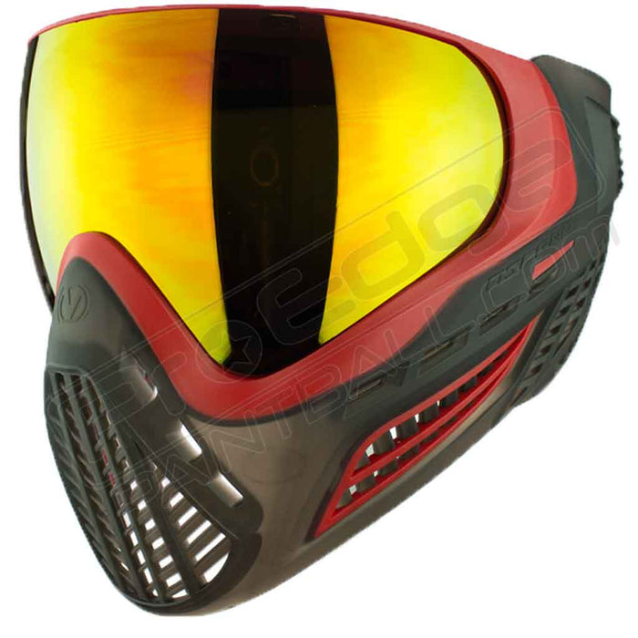 Virtue VIO Ascend Paintball Mask - Red Smoke - Choose Lens Color (SKU 3496)