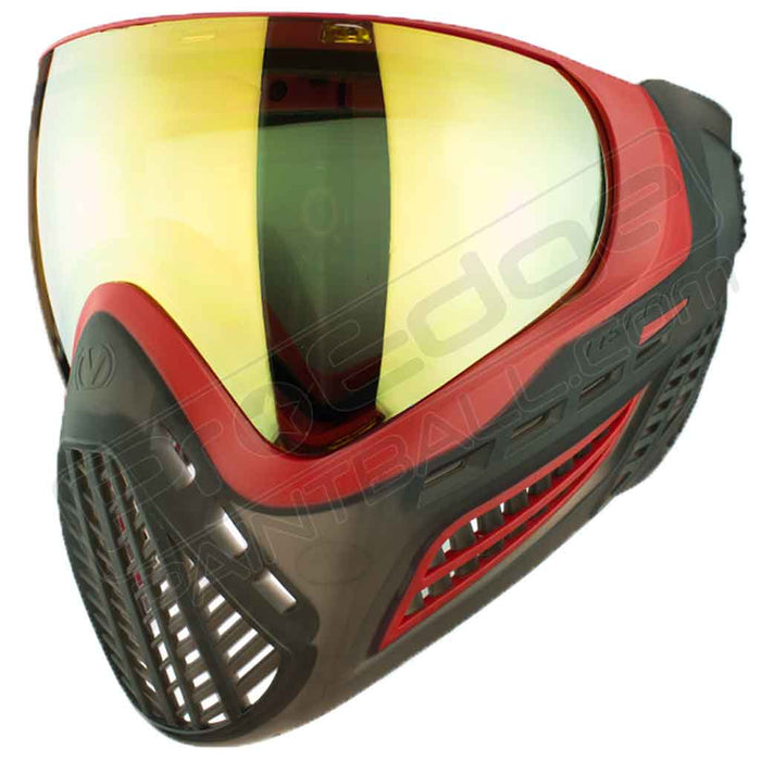 Virtue VIO Ascend Paintball Mask - Red Smoke - Choose Lens Color (SKU 3496)