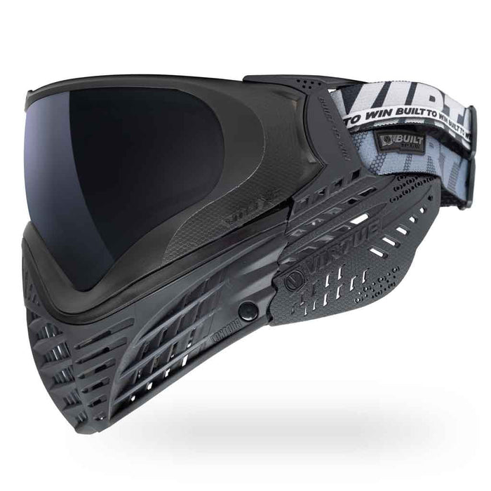 Virtue VIO X6 Thermal Paintball Mask - Black Storm - Choose Lens Color (SKU 18087)