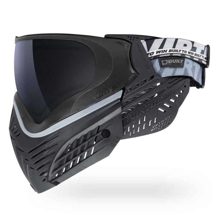 Virtue VIO X6 Thermal Paintball Mask - Black Storm - Choose Lens Color (SKU 18087)