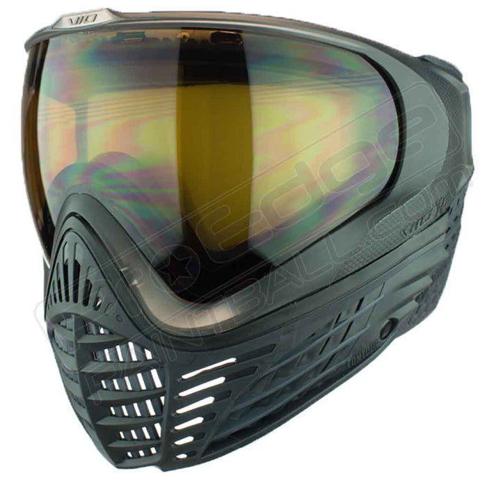 Virtue VIO X6 Thermal Paintball Mask - Black Storm - Choose Lens Color (SKU 18087)