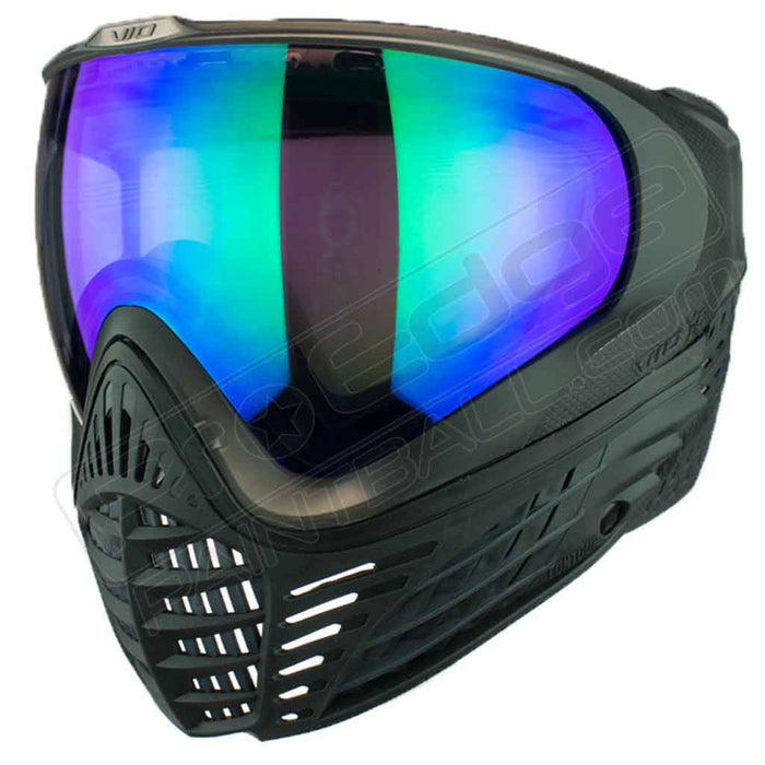 Virtue VIO X6 Thermal Paintball Mask - Black Storm - Choose Lens Color (SKU 18087)