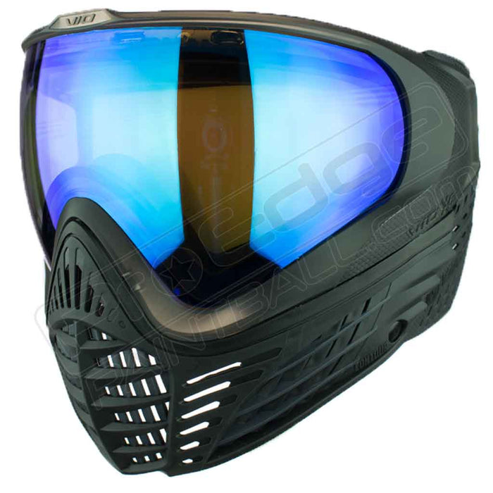 Virtue VIO X6 Thermal Paintball Mask - Black Storm - Choose Lens Color (SKU 18087)