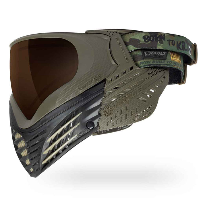 Virtue VIO X6 Thermal Paintball Mask - Desert Storm - Choose Lens Color (SKU 18137)