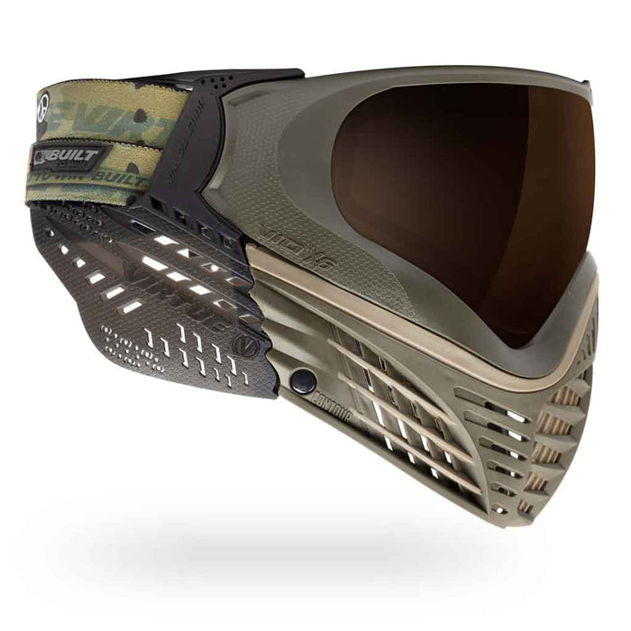 Virtue VIO X6 Thermal Paintball Mask - Desert Storm - Choose Lens Color (SKU 18137)