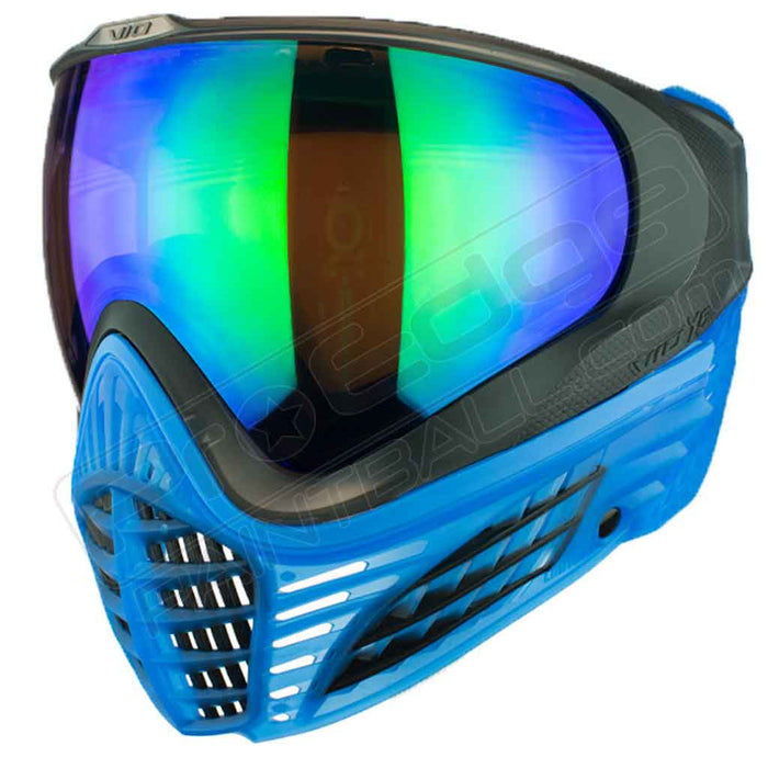 Virtue VIO X6 Thermal Paintball Mask - Ice Black - Choose Lens Color (SKU 18160)