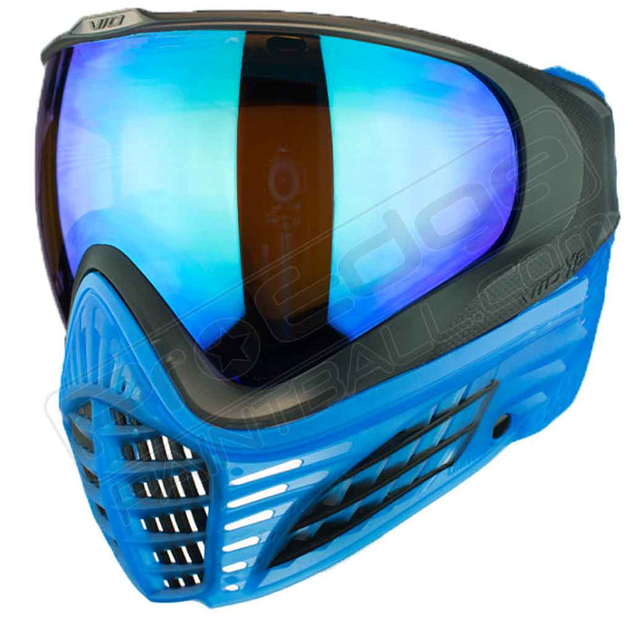 Virtue VIO X6 Thermal Paintball Mask - Ice Black - Choose Lens Color (SKU 18160)