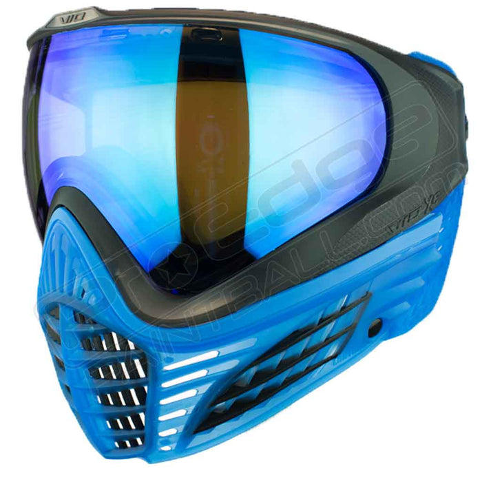 Virtue VIO X6 Thermal Paintball Mask - Ice Black - Choose Lens Color (SKU 18160)