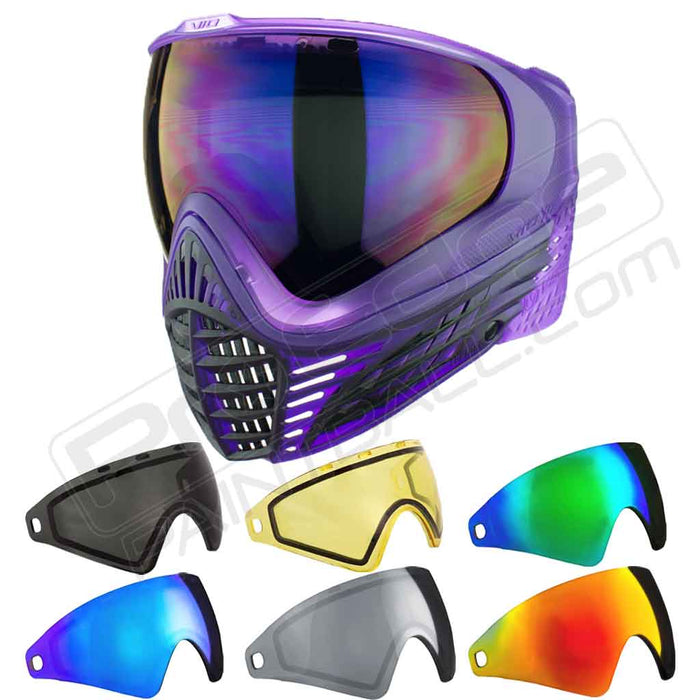 Virtue VIO X6 Thermal Paintball Mask - Purple Storm - Choose Lens Color (SKU 18194)