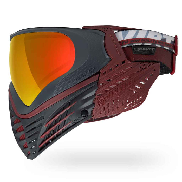 Virtue VIO X6 Thermal Paintball Mask - Red Fire - Choose Lens Color (SKU 18216)