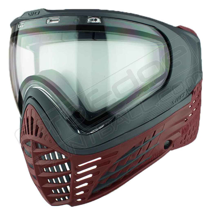 Virtue VIO X6 Thermal Paintball Mask - Red Fire - Choose Lens Color (SKU 18216)