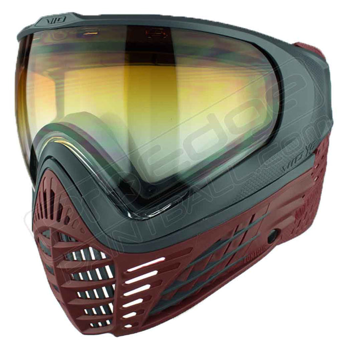 Virtue VIO X6 Thermal Paintball Mask - Red Fire - Choose Lens Color (SKU 18216)