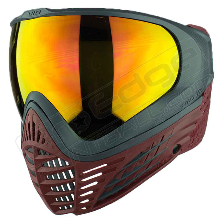 Virtue VIO X6 Thermal Paintball Mask - Red Fire - Choose Lens Color (SKU 18216)