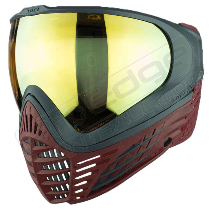 Virtue VIO X6 Thermal Paintball Mask - Red Fire - Choose Lens Color (SKU 18216)