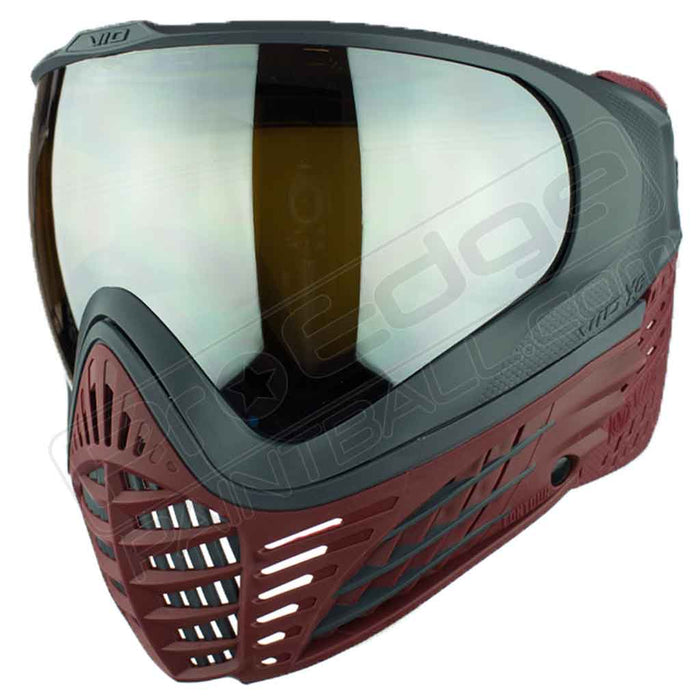 Virtue VIO X6 Thermal Paintball Mask - Red Fire - Choose Lens Color (SKU 18216)