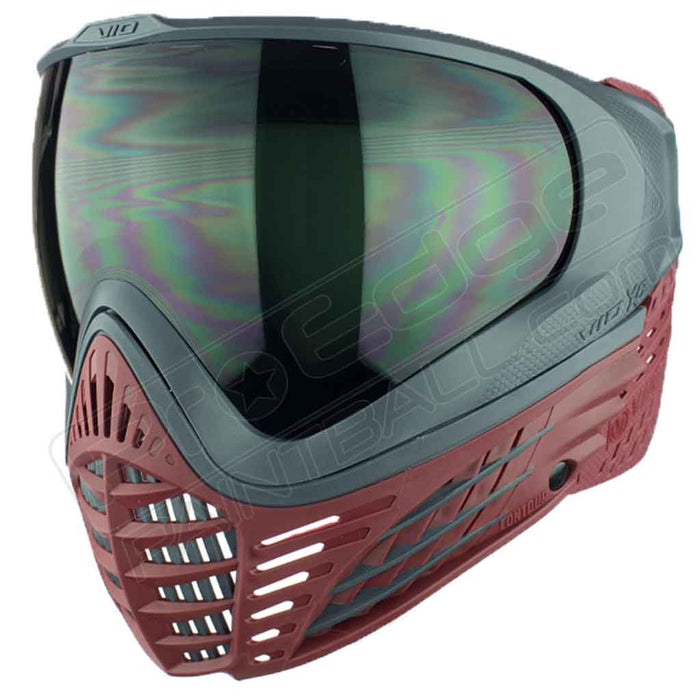 Virtue VIO X6 Thermal Paintball Mask - Red Fire - Choose Lens Color (SKU 18216)