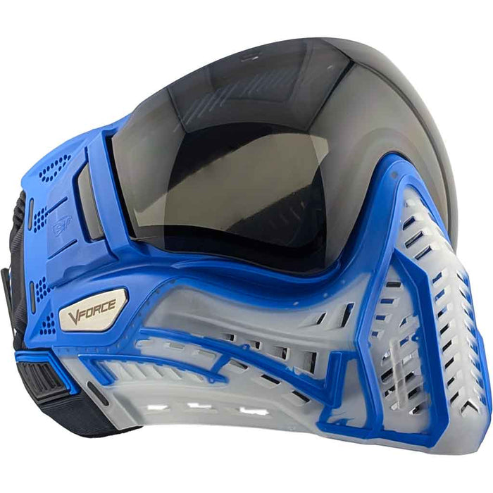 Vforce Profiler 2.0 Paintball Mask SE - Fighter Series - Iceman Clear Blue - Choose Lens