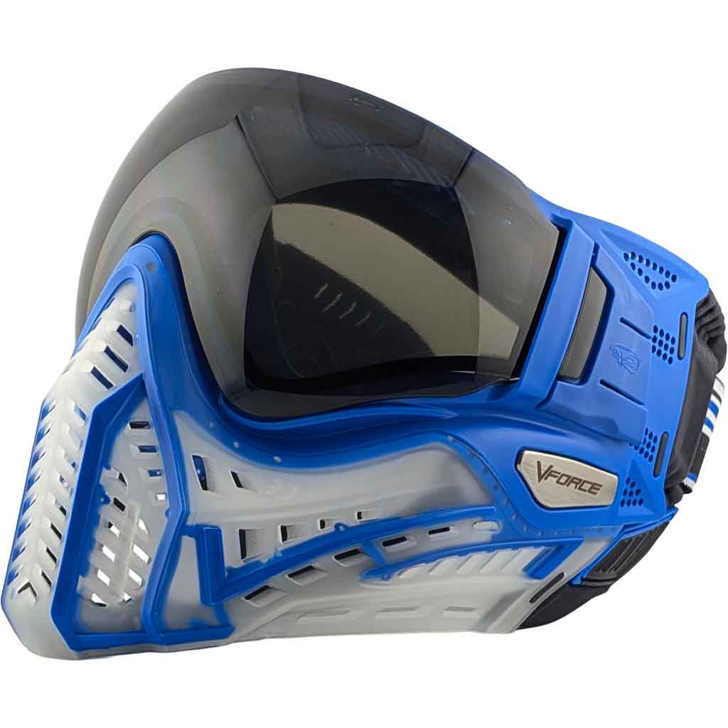 Vforce Grill 2.0 Paintball Mask (Black) - Flexsoft Ears & Full-Flex Pro ...