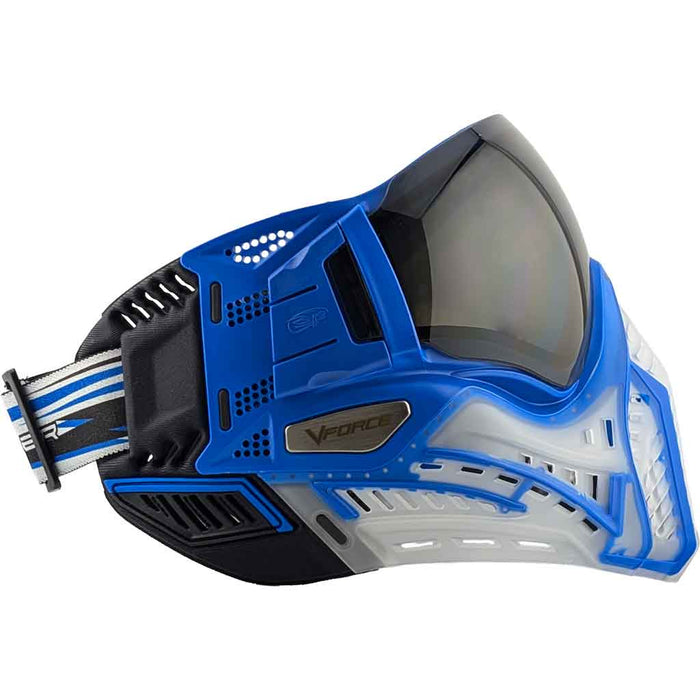 Vforce Profiler 2.0 Paintball Mask SE - Fighter Series - Iceman Clear Blue - Choose Lens