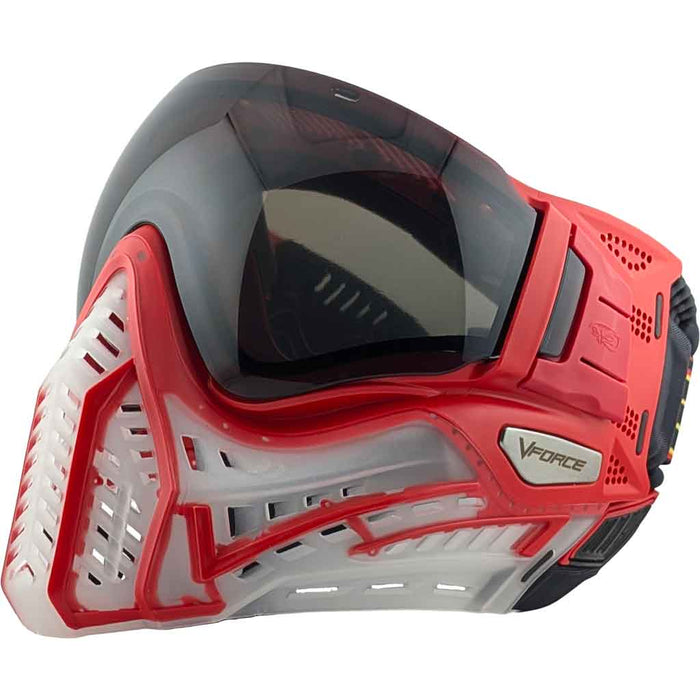 Vforce Profiler 2.0 Paintball Mask SE - Fighter Series - Rooster Clear Red - Choose Lens
