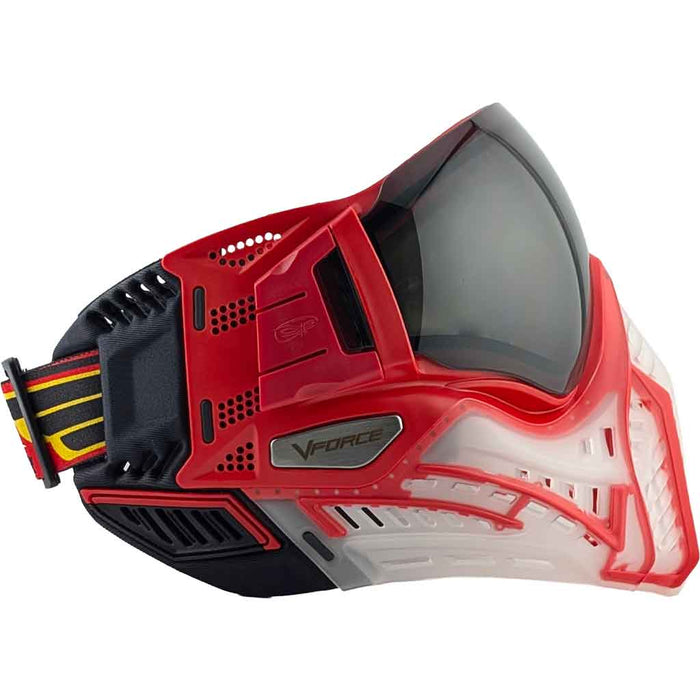 Vforce Profiler 2.0 Paintball Mask SE - Fighter Series - Rooster Clear Red - Choose Lens