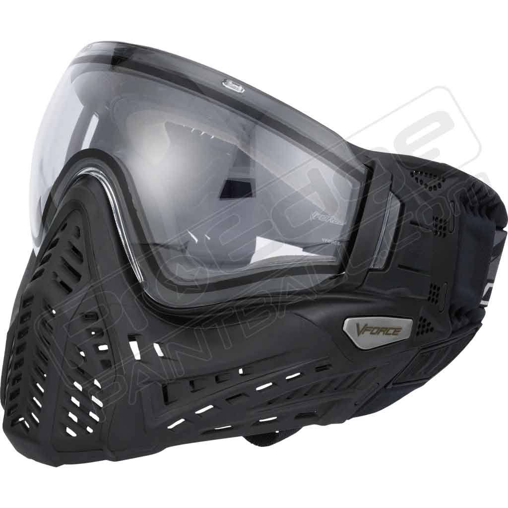 Vforce Grill 2.0 Paintball Mask (Black) - Flexsoft Ears & Full-Flex Pro ...