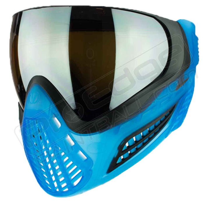 Virtue VIO Ascend Paintball Mask - Black Cyan SE - Choose Lens Color (SKU 19395)