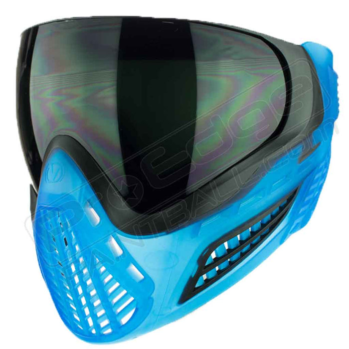 Virtue VIO Ascend Paintball Mask - Black Cyan SE - Choose Lens Color (SKU 19395)