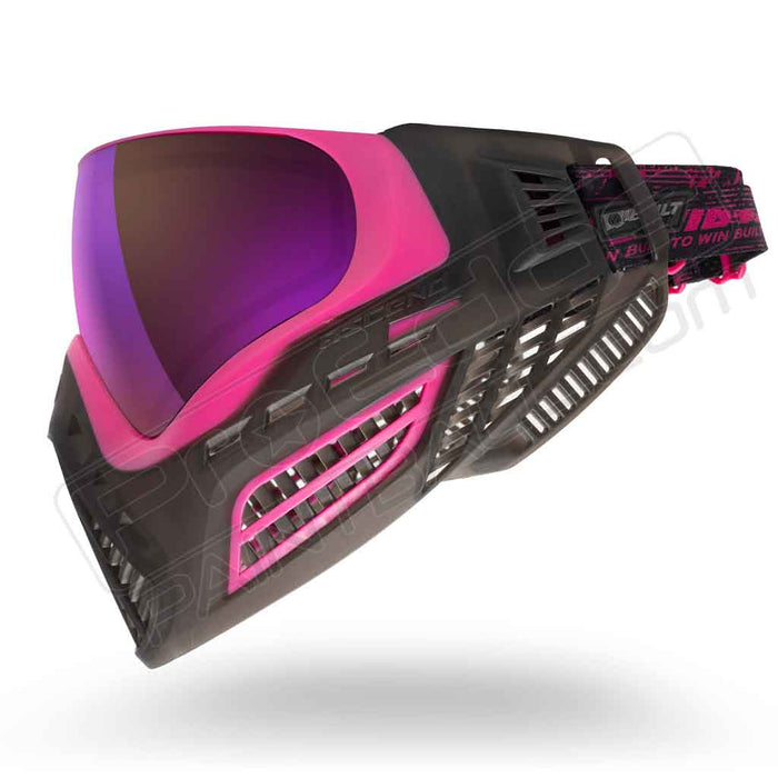 Virtue VIO Ascend Paintball Mask - Black Pink SE - Choose Lens Color (19435)