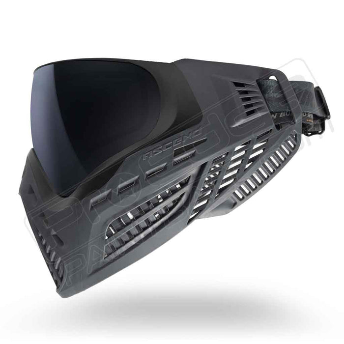 Virtue VIO Ascend Paintball Mask - Stealth Black SE - Choose Lens Color (SKU 19326)