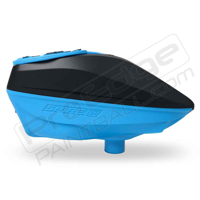 Virtue Spire IR2 Paintball Hopper - Black Cyan SE