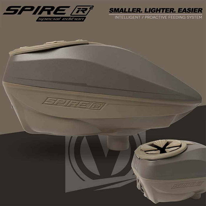 Virtue Spire IR2 Paintball Hopper - Doodoo FDE SE