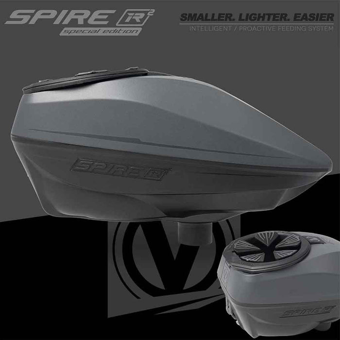 Virtue Spire IR2 Paintball Hopper - Stealth Black SE