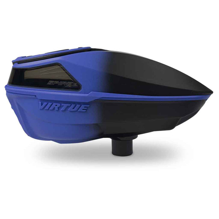 Virtue Spire V Paintball Hopper - Blue Black Fade