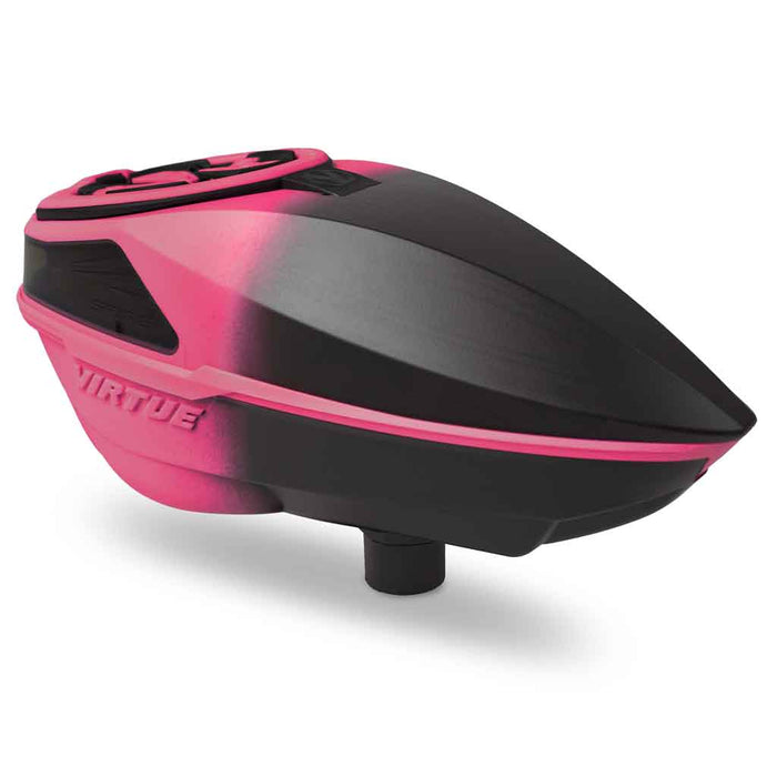 Virtue Spire V Paintball Hopper - Pink Black Fade