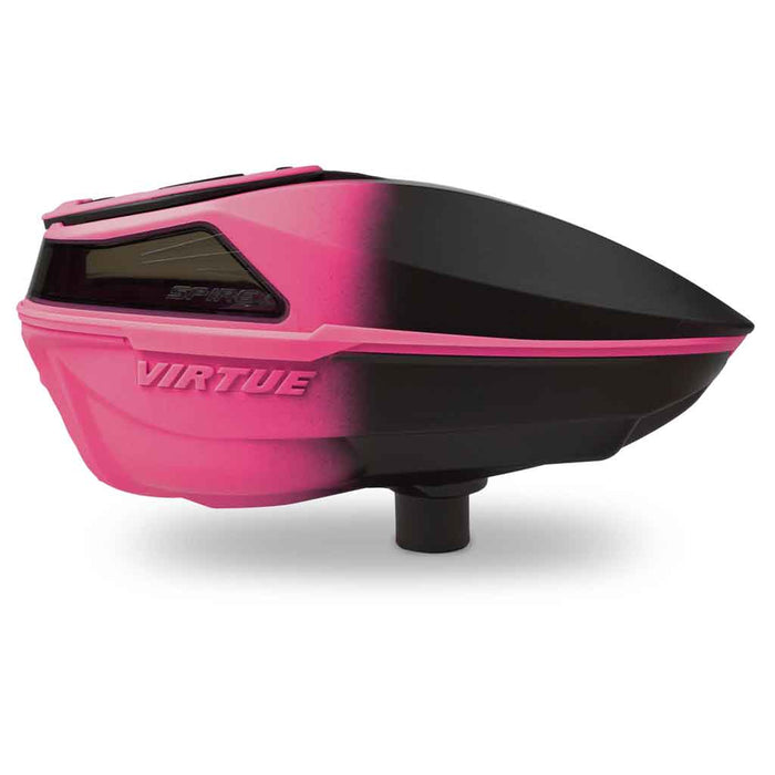 Virtue Spire V Paintball Hopper - Pink Black Fade