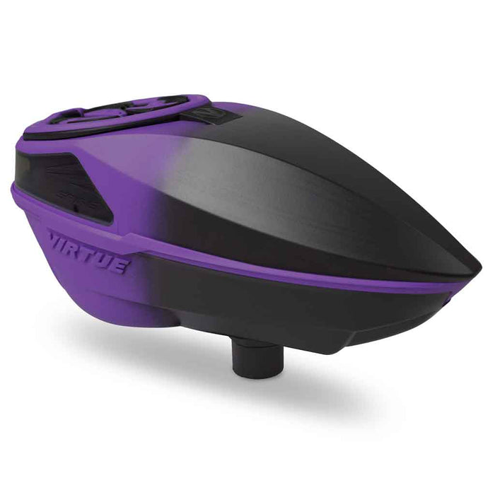 Virtue Spire V Paintball Hopper - Purple Black Fade