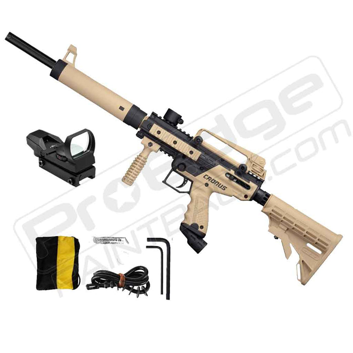 Tippmann Cronus Paintball Gun - Tactical Edition - Tan/Black (SKU 3125)