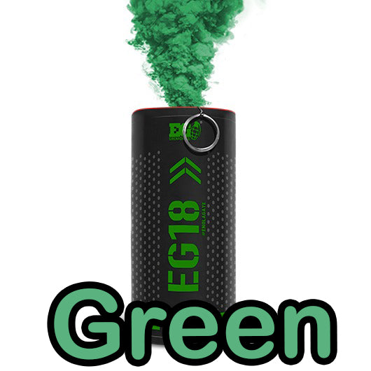 Enola Gaye EG18 - High Output Smoke Grenade - PICKUP IN STORE ONLY - GREEN