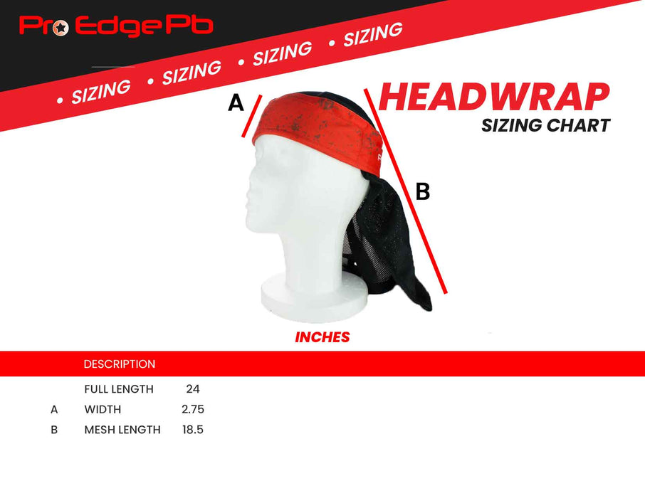 Pro Edge Headwrap - Headshot Skulls