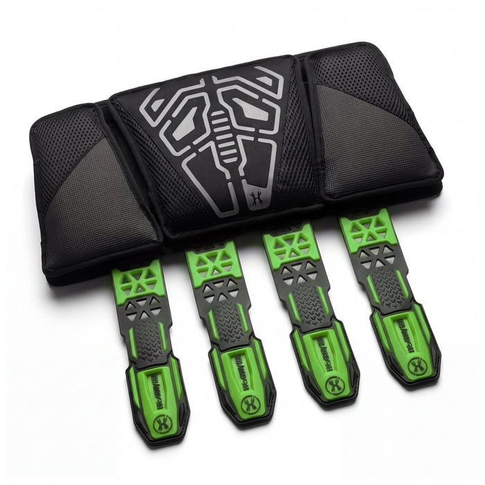HK Army Eject-X Harness - Neon Green 4+3+4 (SKU 29827)