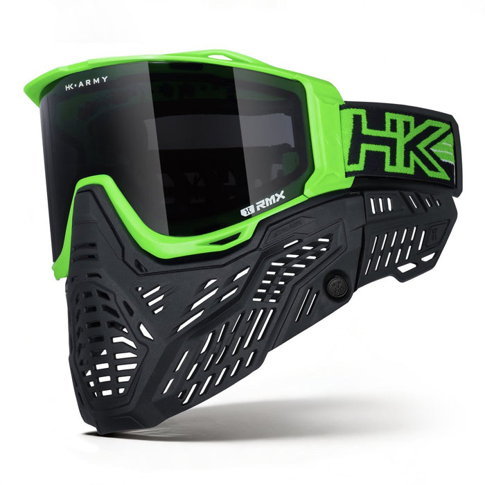 HK Army RMX Goggle System - Neon Green - Choose Lens Color