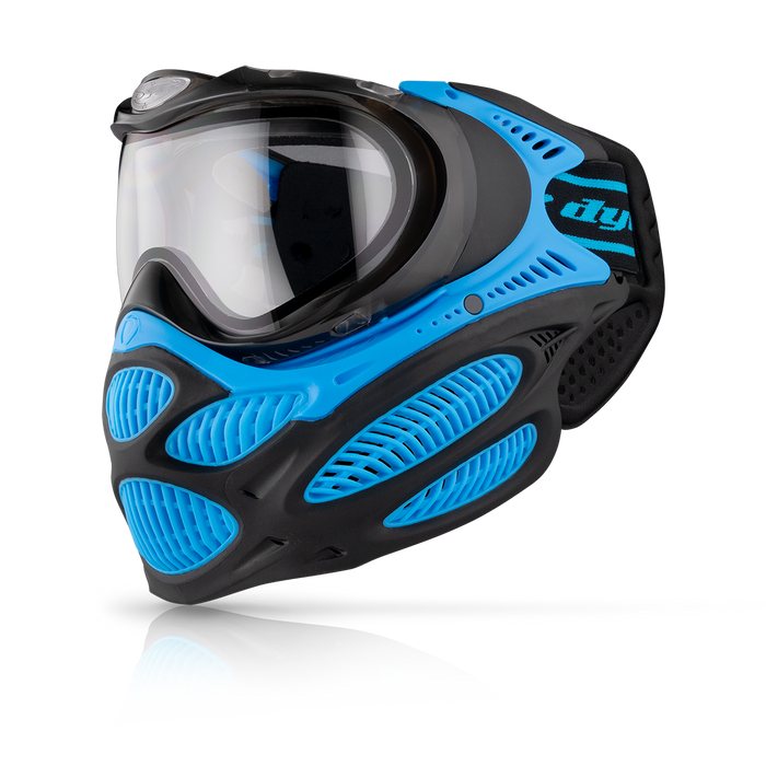 Dye i3 Pro Paintball Mask - Glacier Blue - Choose Lens Color