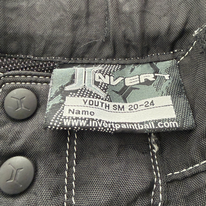 Pre Owned - Invert Paintball Pants- Black - Youth Small