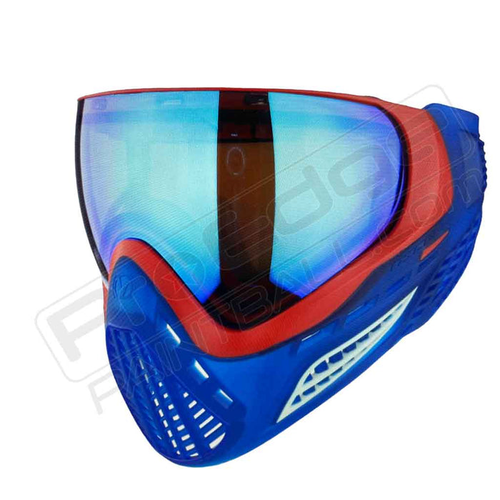 Virtue VIO Ascend Paintball Mask - Crystal Patriot - Choose Lens Color (SKU 10280)