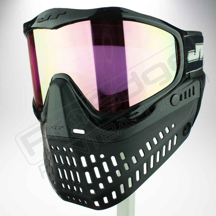 JT Proflex Paintball Mask - Black - Choose Lens Color (SKU 2123)