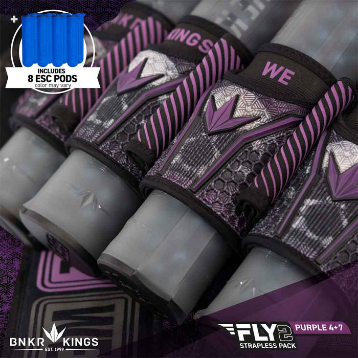 BUNKER KINGS FLY2 Pack 4+7 - Purple Skull (Includes 8 ESC Pods Color may vary)